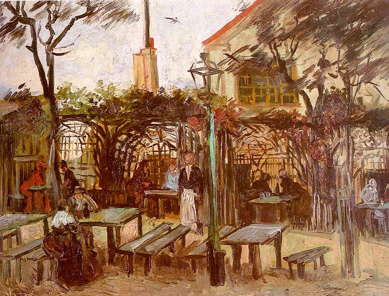 Vincent Van Gogh Terrace of the Cafe on Montmartre